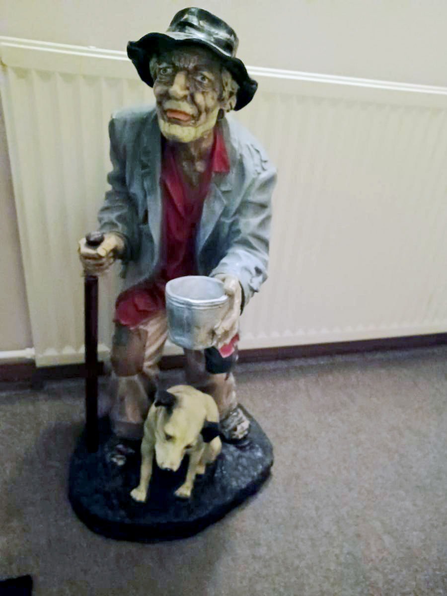 Standbeeld van het familievoorwerp